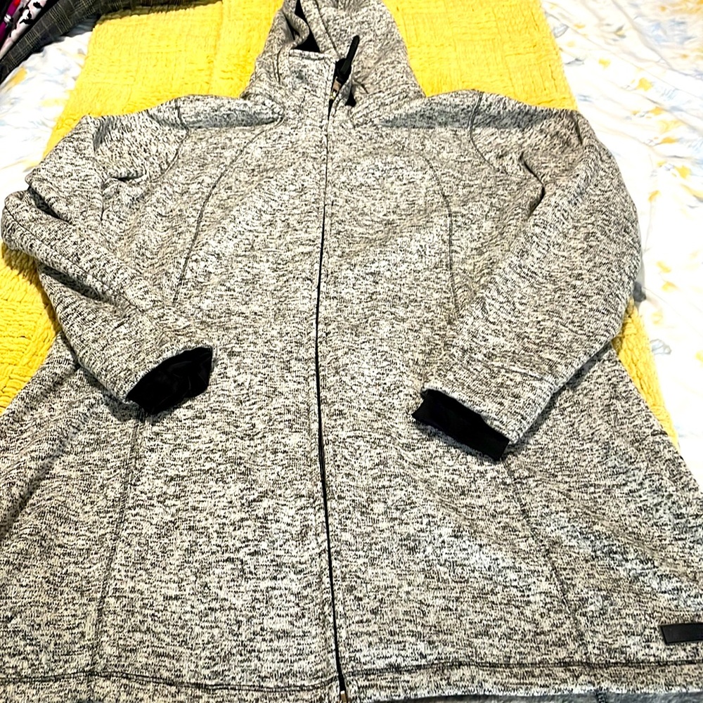 Calvin Klein performance jacket.  Detachable Hood.